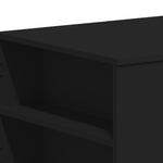 Salongbord Svart 102X55X42 Cm Konstruert Tre