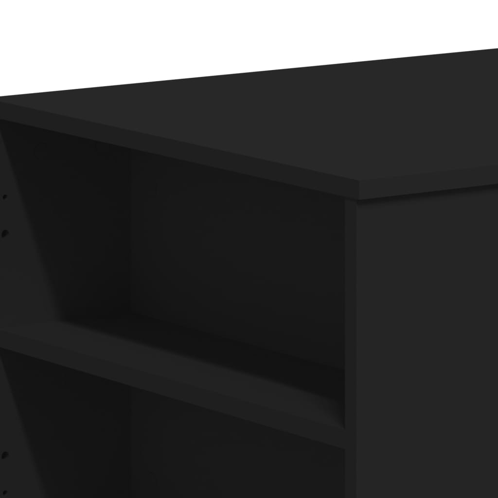 Salongbord Svart 102X55X42 Cm Konstruert Tre