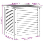 Putekasse Med Lameller 60X50X56 Cm Heltre Akasie