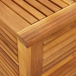 Putekasse Med Lameller 150X50X56 Cm Heltre Akasie