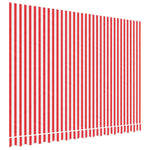 Erstatningsduk For Markise Rød Og Hvit Stripe 3,5X2,5 M