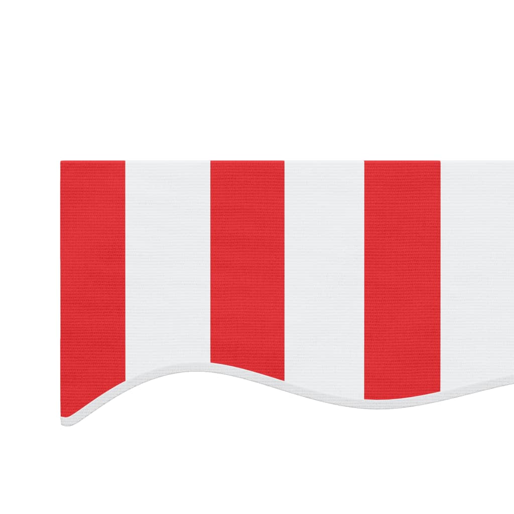 Erstatningsduk For Markise Rød Og Hvit Stripe 3,5X2,5 M