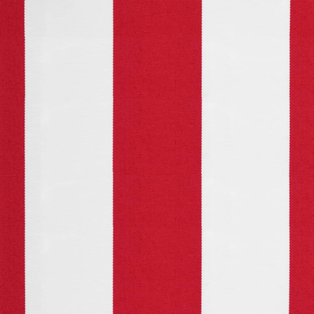 Erstatningsduk For Markise Rød Og Hvit Stripe 3,5X2,5 M