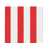 Erstatningsduk For Markise Rød Og Hvit Stripe 4X3 M