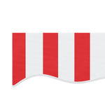 Erstatningsduk For Markise Rød Og Hvit Stripe 4X3 M