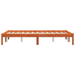 Sengeramme Uten Madrass Voksbrun 120X200 Cm Heltre Furu