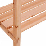 Plantebord Med Hylle Brun 78X38X82,5 Cm Heltre Gran