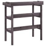 Plantebord Med Hyller Grå 78X38X82,5 Cm Heltre Gran