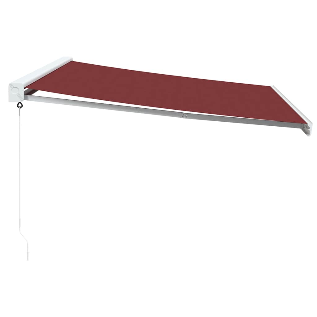 Manuell Uttrekkbar Markise Burgunder 400X300 Cm