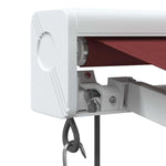 Automatisk Uttrekkbar Markise Burgunder 400X300 Cm