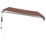 Automatisk Uttrekkbar Markise Burgunder 300X250 Cm