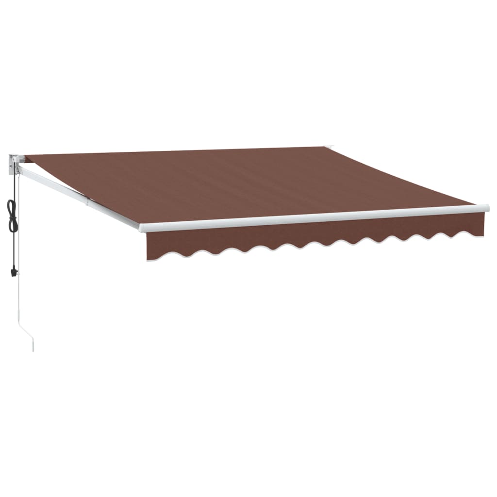 Automatisk Uttrekkbar Markise Burgunder 300X250 Cm