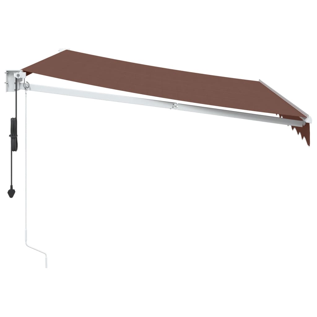 Automatisk Uttrekkbar Markise Burgunder 300X250 Cm