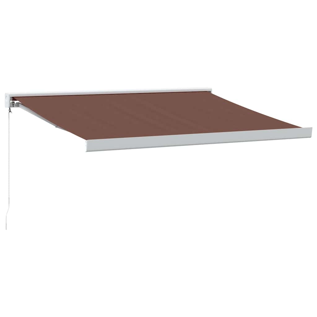 Manuell Uttrekkbar Markise Brun 300X250 Cm