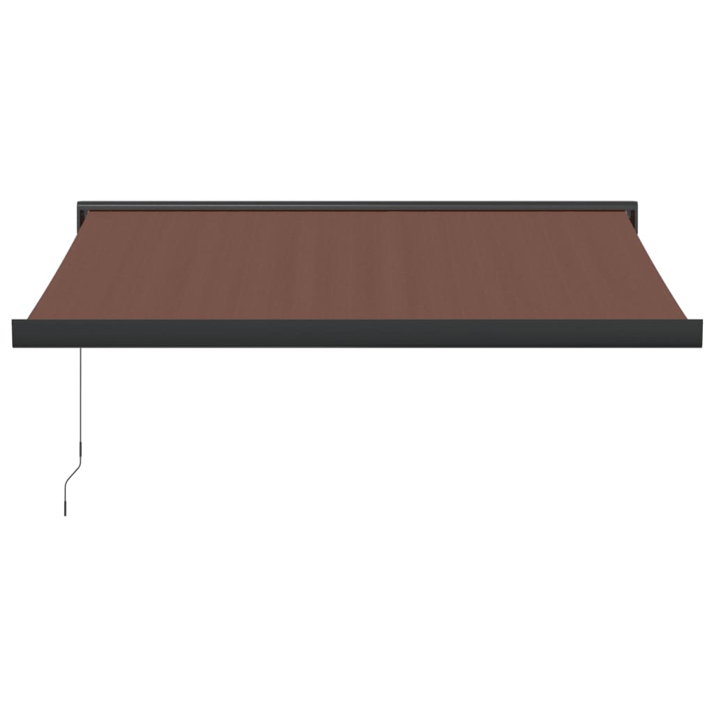 Manuell Uttrekkbar Markise Brun 300X250 Cm