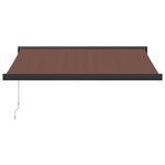 Manuell Uttrekkbar Markise Brun 300X250 Cm