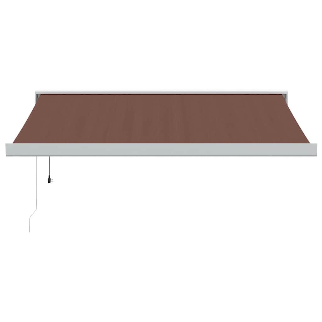 Automatisk Uttrekkbar Markise Burgunder 300X250 Cm