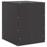 Nattbord 2 Stk Svart 34,5X39X44 Cm Stål