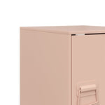 Nattbord 2 Stk Rosa 34,5X39X44 Cm Stål