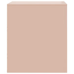 Nattbord 2 Stk Rosa 34,5X39X44 Cm Stål