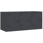 Tv-Benk Antrasitt 99X39X44 Cm Stål