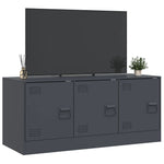Tv-Benk Antrasitt 99X39X44 Cm Stål