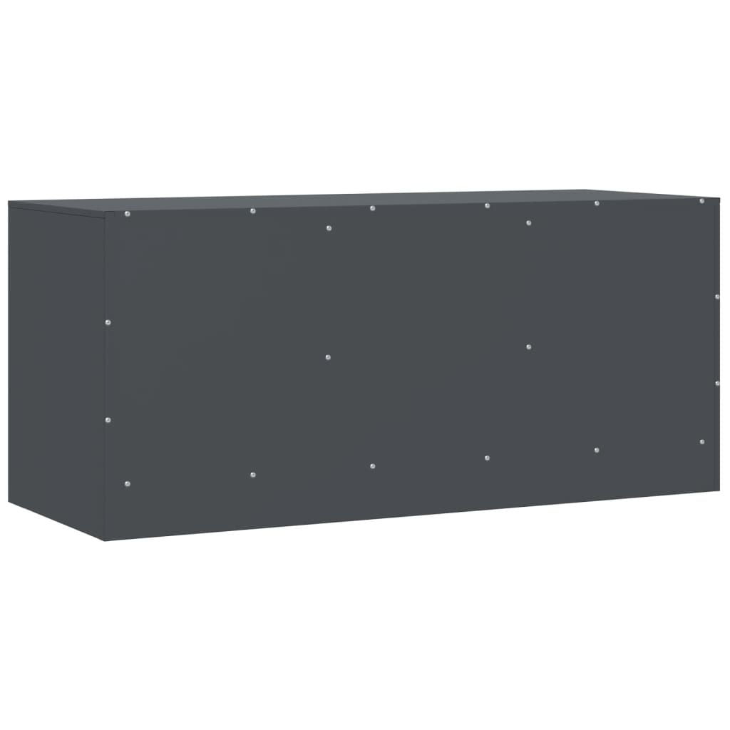 Tv-Benk Antrasitt 99X39X44 Cm Stål