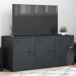 Tv-Benk Antrasitt 99X39X44 Cm Stål