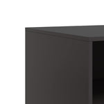 Tv-Benker 2 Stk Svart 67X39X44 Cm Stål