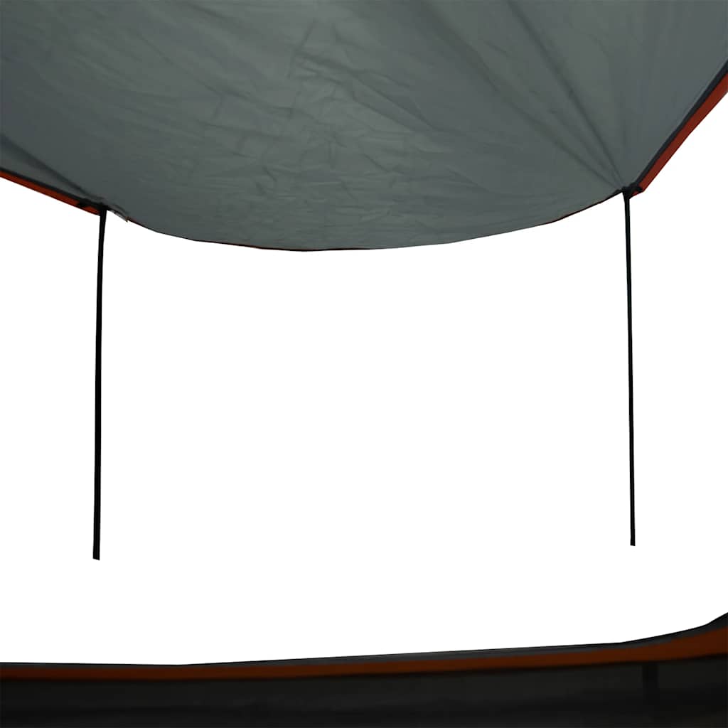 Campingtelt 2 Personer Grå Og Oransje Vanntett
