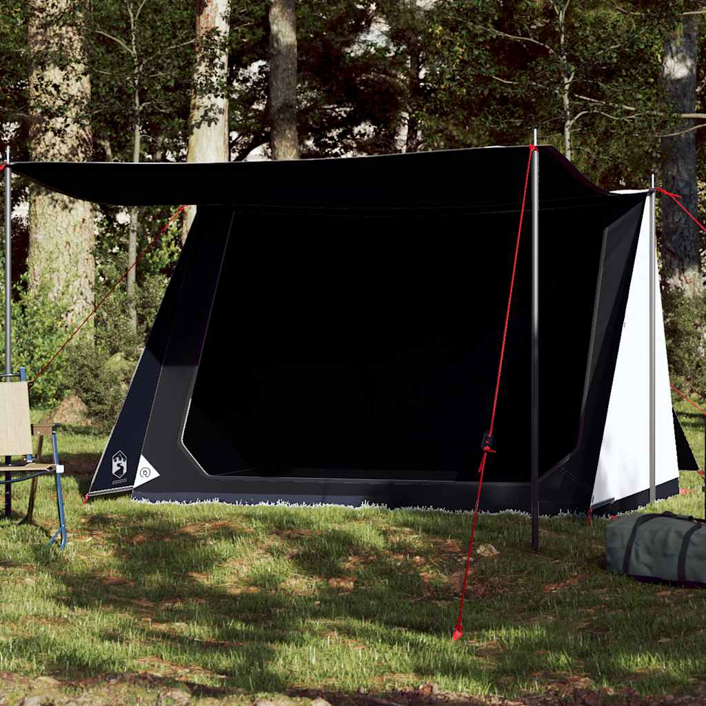 Campingtelt For 2 Personer Hvit Blendingsstoff Vanntett