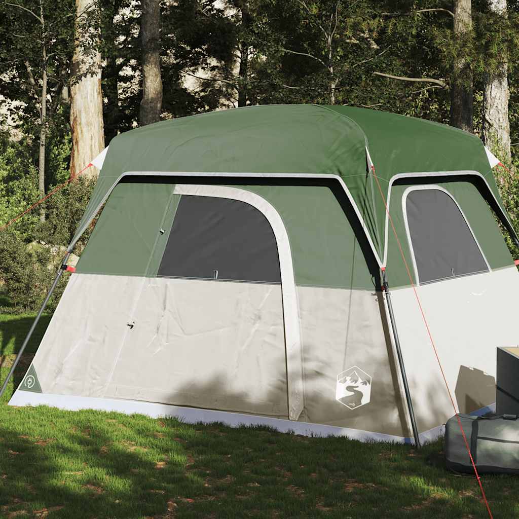Campingtelt 4 Personer Grønn Vanntett