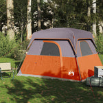 Campingtelt 4 Personer Oransje Vanntett