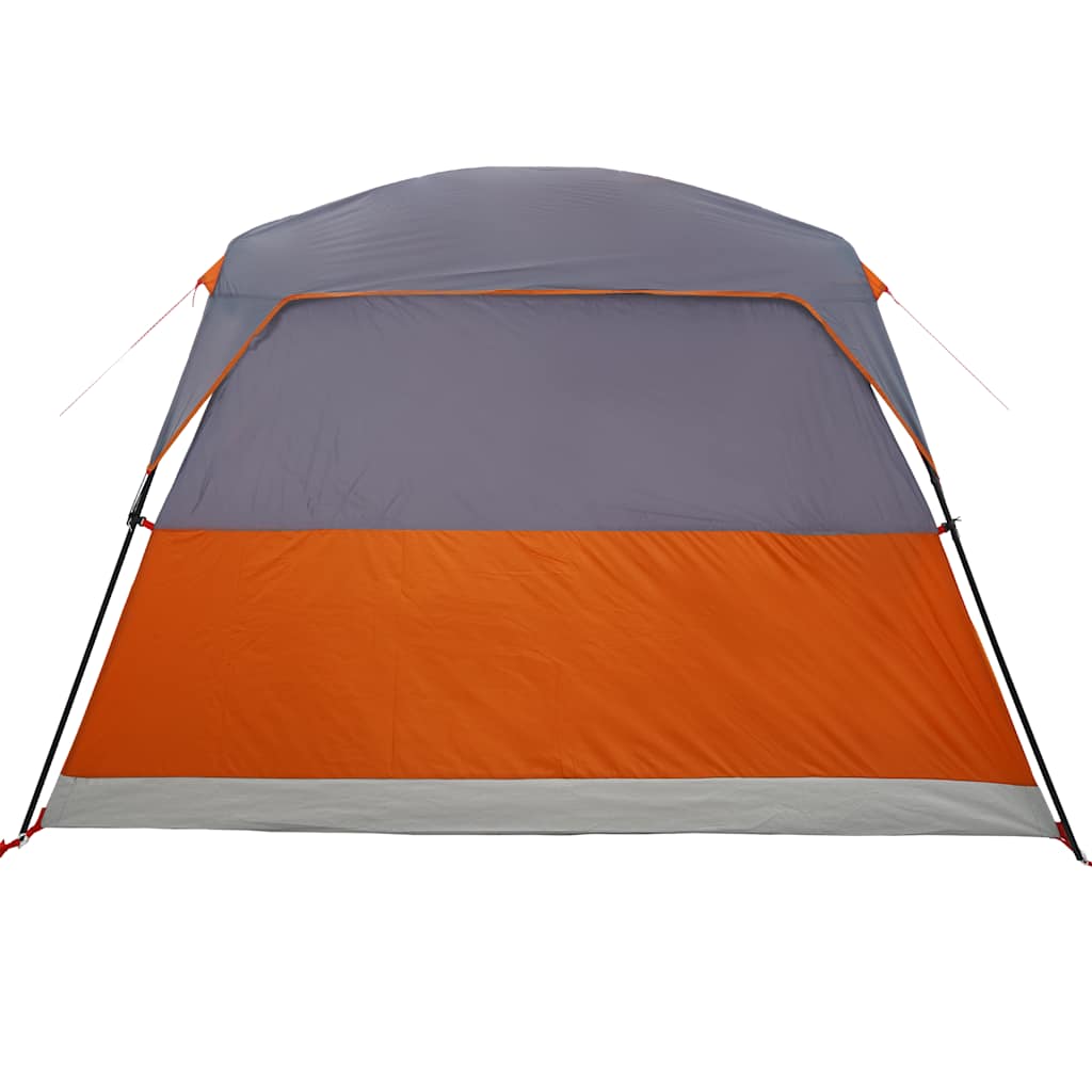 Campingtelt 4 Personer Oransje Vanntett