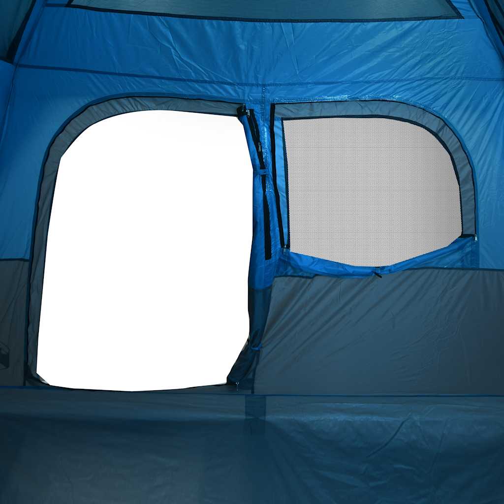 Campingtelt 6 Personer Blå Vanntett