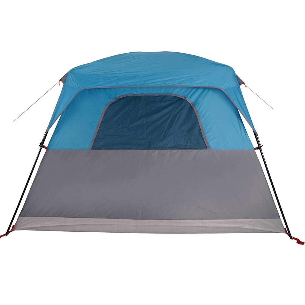 Campingtelt 6 Personer Blå Vanntett
