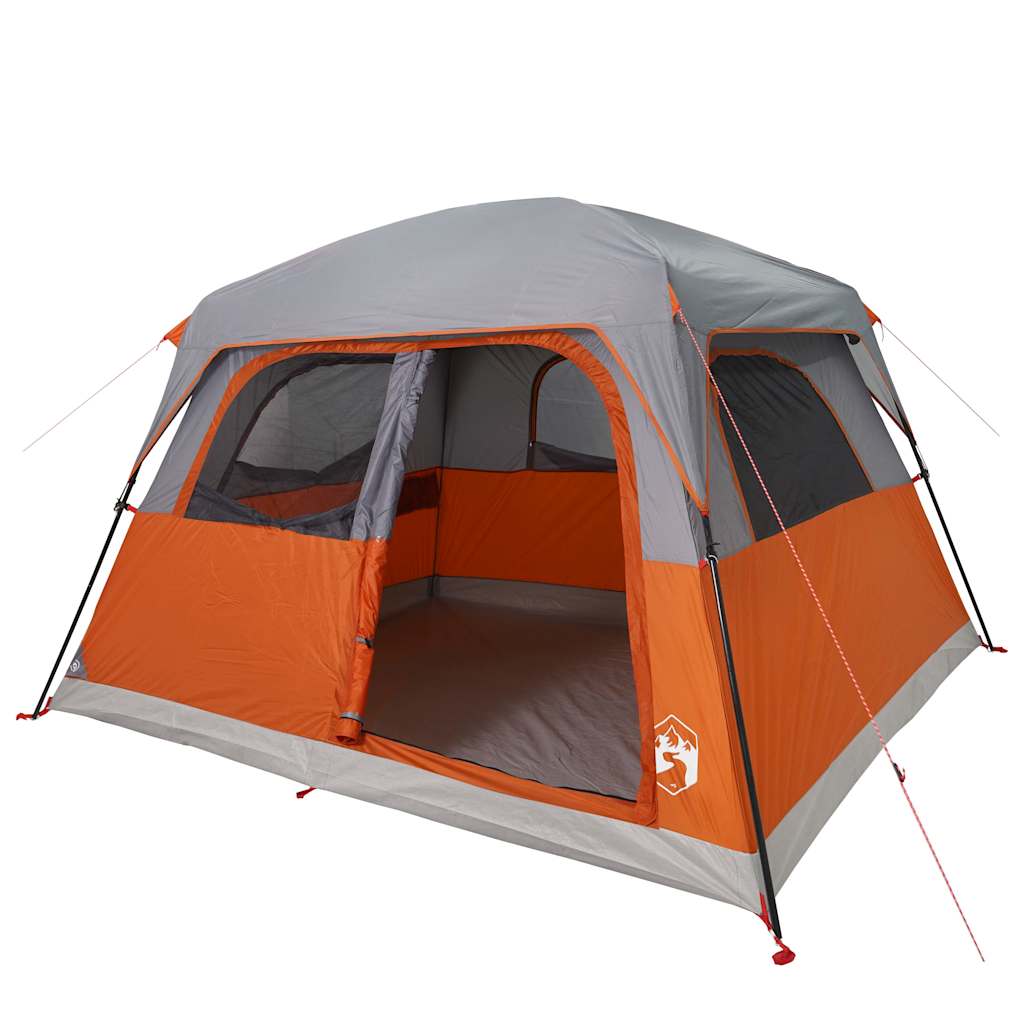 Campingtelt 6 Personer Oransje Vanntett