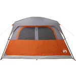 Campingtelt 6 Personer Oransje Vanntett