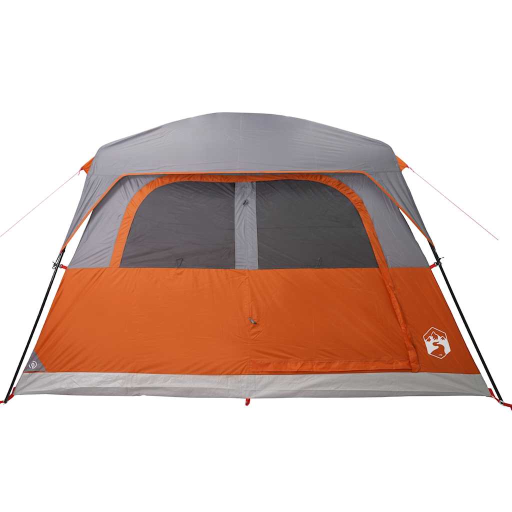 Campingtelt 6 Personer Oransje Vanntett