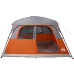Campingtelt 6 Personer Oransje Vanntett