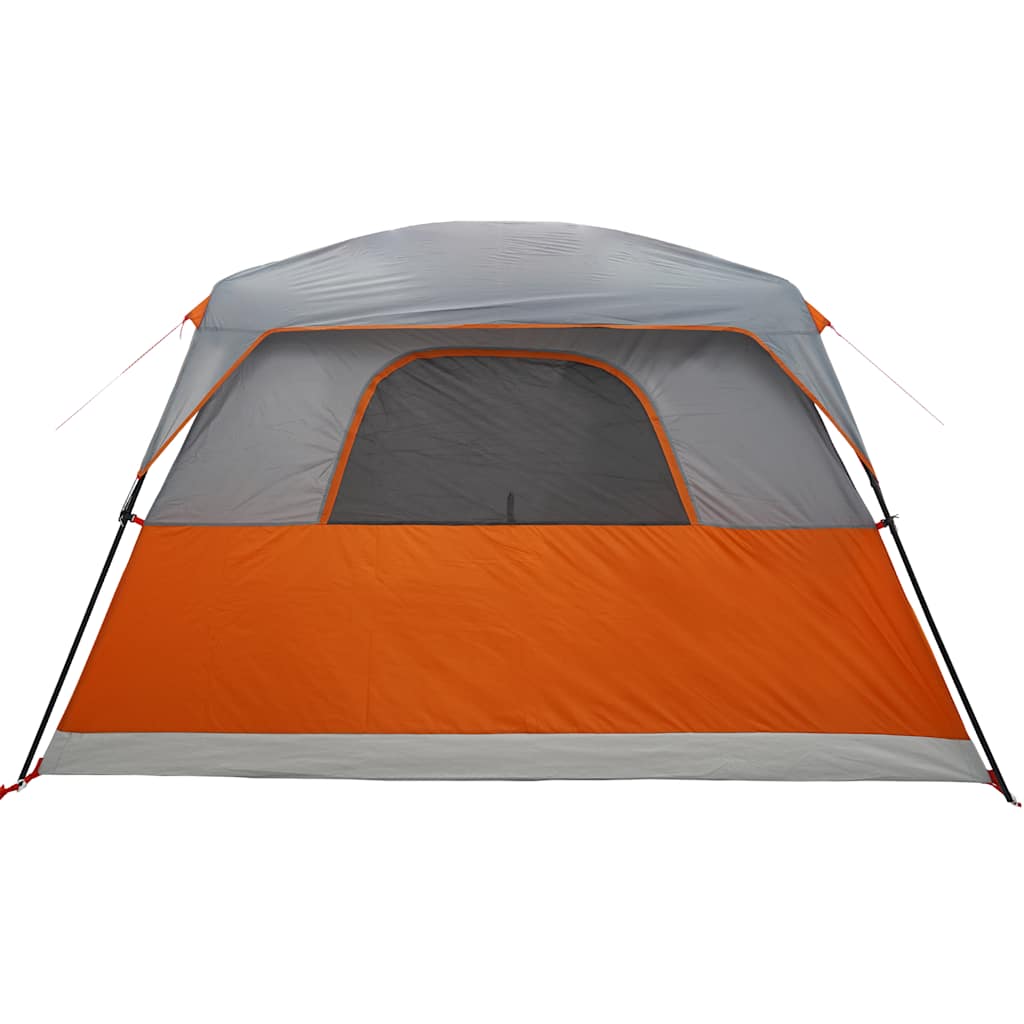 Campingtelt 6 Personer Oransje Vanntett