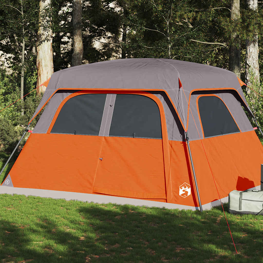 Campingtelt 6 Personer Oransje Vanntett