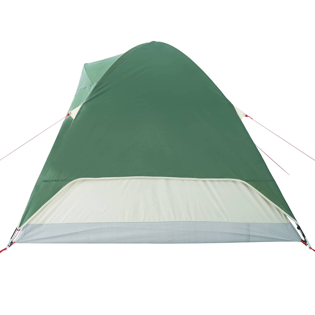 Kuppeltelt For Camping 6 Personer Grønn Vanntett