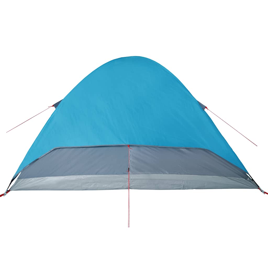 Kuppeltelt For Camping 6 Personer Blå Vanntett