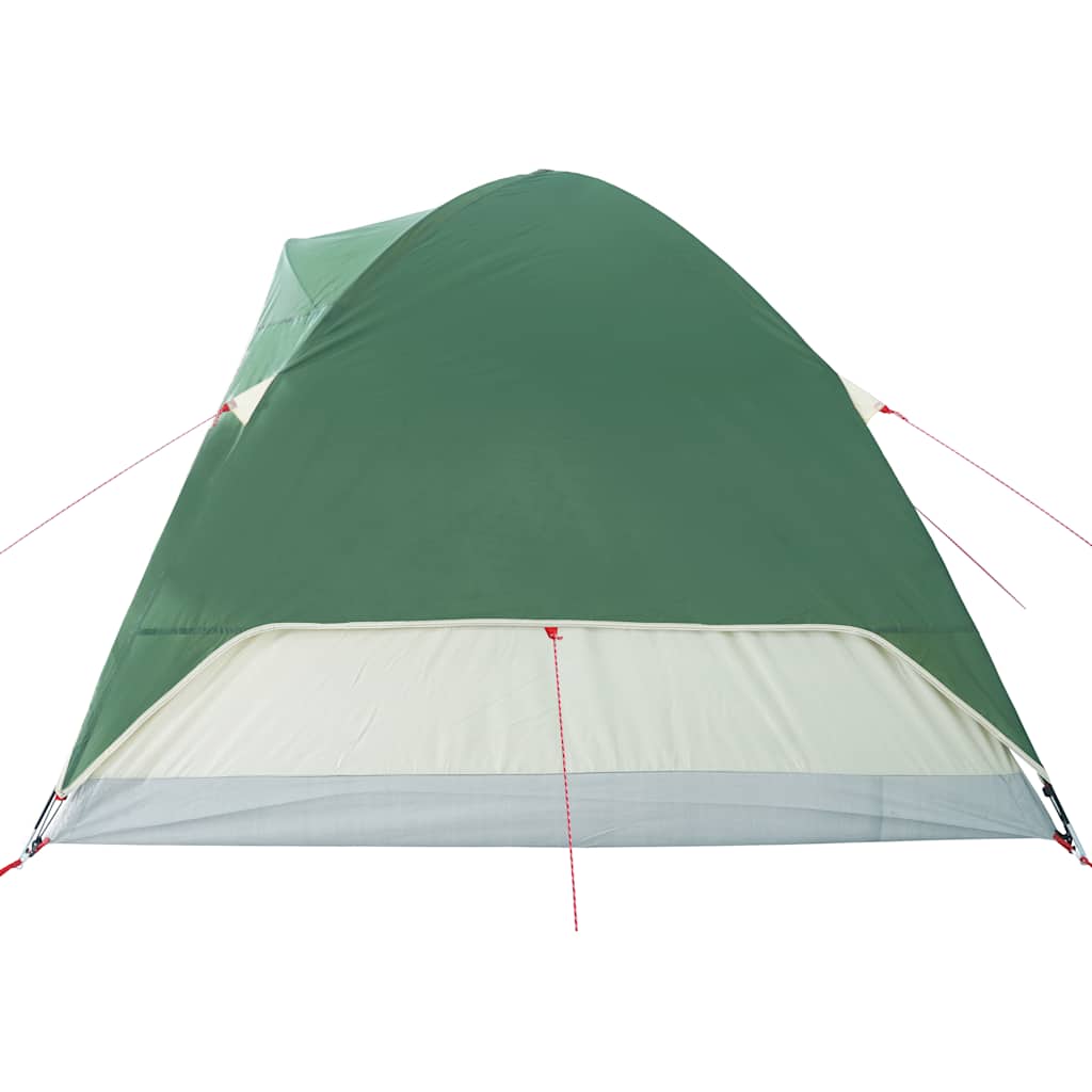 Kuppeltelt For Camping 6 Personer Grønn Vanntett