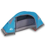 Kuppeltelt For Camping 1 Person Blå Vanntett