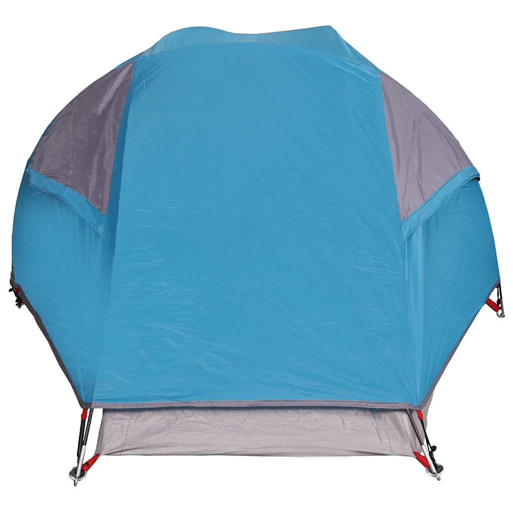 Kuppeltelt For Camping 1 Person Blå Vanntett
