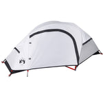 Kuppeltelt For Camping 1 Person Hvit Blendingsstoff Vanntett