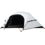 Kuppeltelt For Camping 1 Person Hvit Blendingsstoff Vanntett