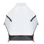 Kuppeltelt For Camping 1 Person Hvit Blendingsstoff Vanntett